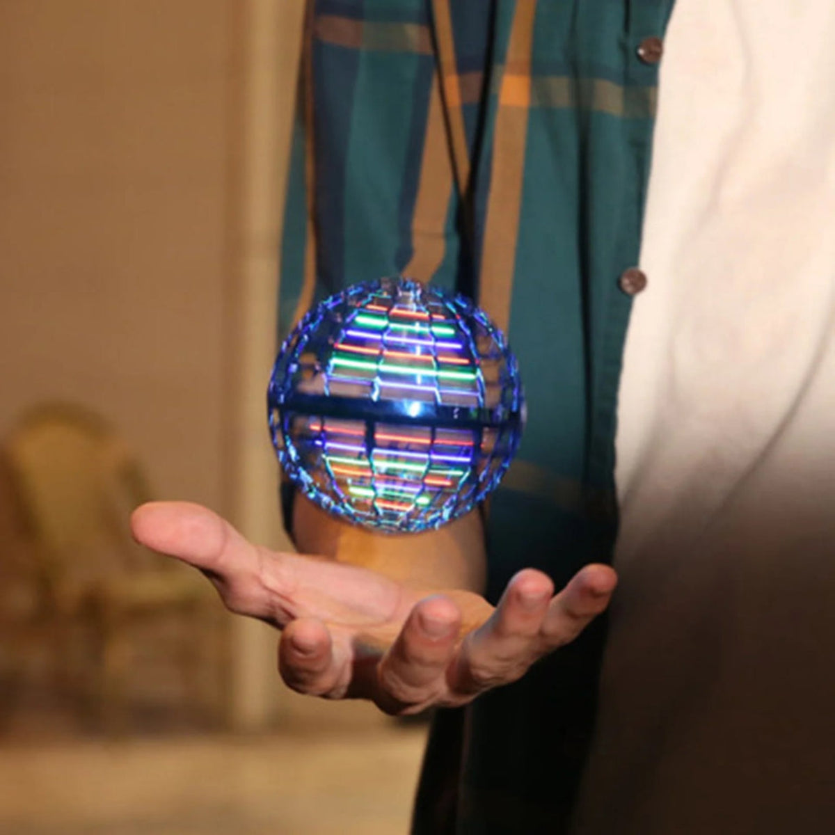 Fliegender Spinner-Bumerangball im Einsatz
